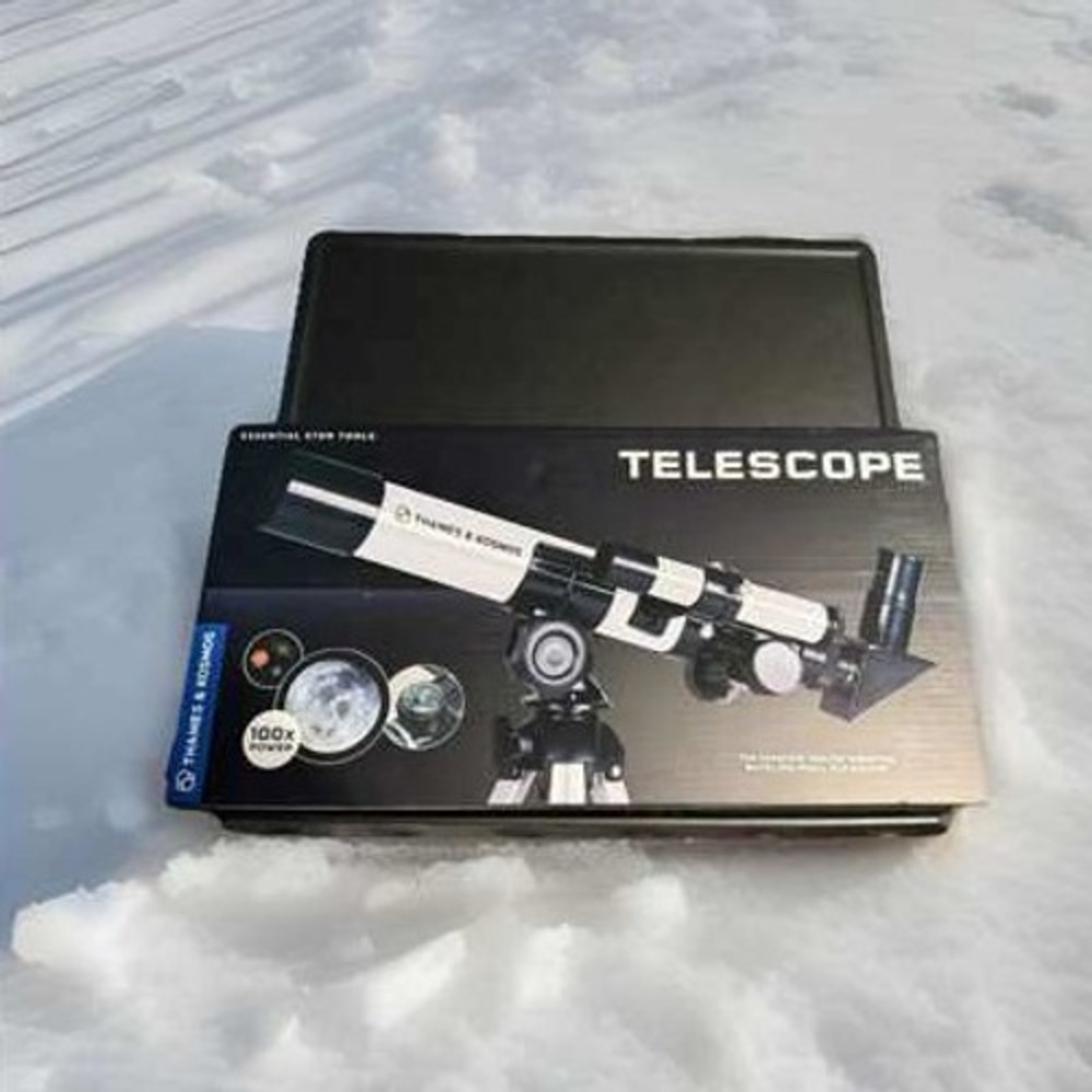 Thames & Kosmos Essential STEM Tools Telescope 100X Power with Tripod